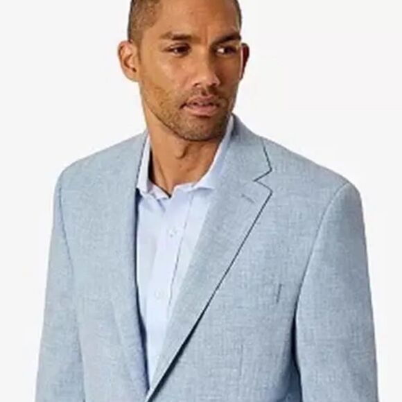 Club Room Sport Coat Light Blue 40R NWT - Picture 4 of 7